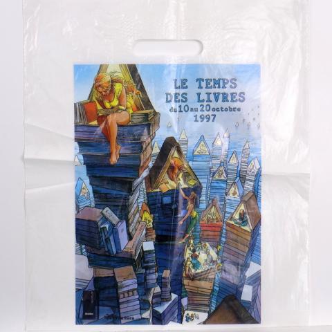 Bourgeon - François BOURGEON - Bourgeon - Le Temps des Livres - 1997 - 10 au 20 octobre 1997 - sac plastique illustré