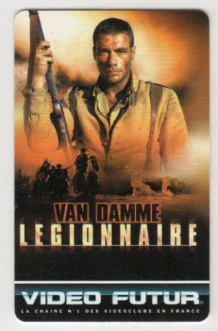 Cine -  - Video Futur - Carte collector n° 91 - Légionnaire - Van Damme