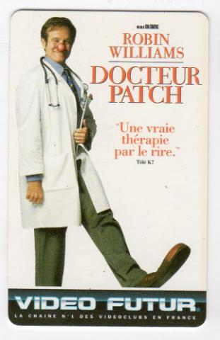 Cine -  - Video Futur - Carte collector n° 89 - Docteur Patch - Robin Williams