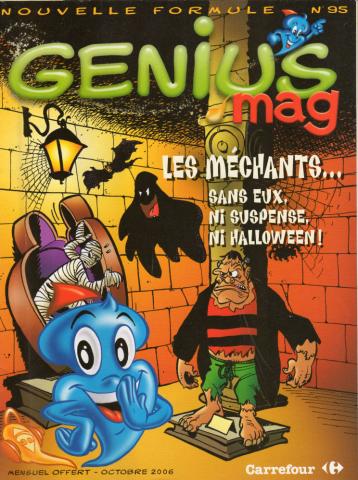 SF/Fantastique - Studies -  - Genius mag n° 95 - octobre 2006 - Les méchants... Sans eux, ni suspense, ni Halloween ! (avec Boris Cyrulnik)
