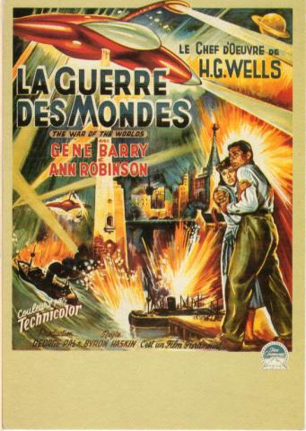 Science fiction/Fantasy - Cinema -  - Collection Télérama La mémoire du cinéma - 21 - The War of the Worlds (La Guerre des Mondes) - carte postale