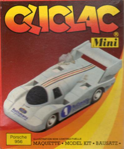 Modelos y maquetas -  - Heller/Humbrol - Clicclac mini -  2601 - Porsche 956 - maquette/model kit/Bausatz