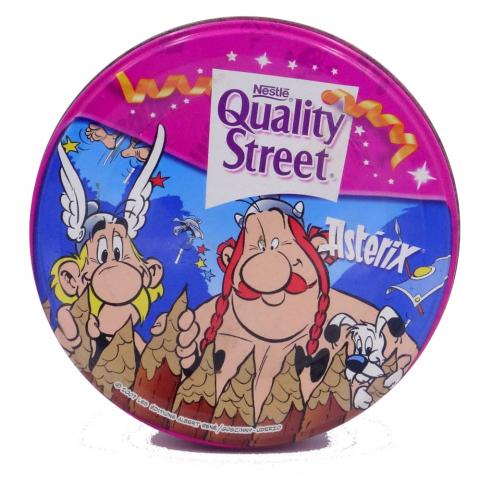 Uderzo (Astérix) - publicité - Albert UDERZO - Astérix - Nestlé/Quality Street - boîte à bonbons
