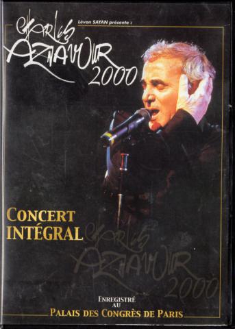 Audio/video - Pop, Rock, Jazz -  - Charles Aznavour 2000 - Concert intégral enregistré au Palais des Congrès de Paris - DVD