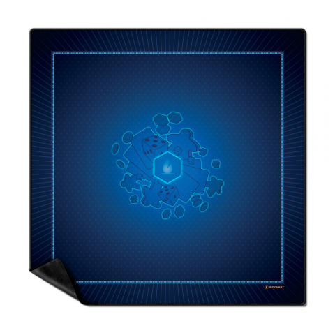Wogamat - Spelmat Universeel Groote3 Blauw - 92 x 92 cm