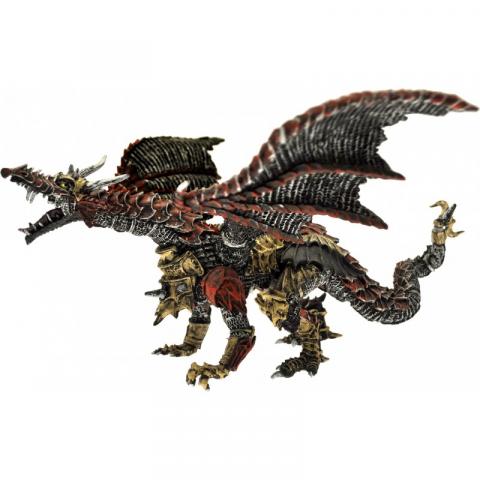 Beeldjes Plastoy - Draken N° 60249 - Metalen dragon