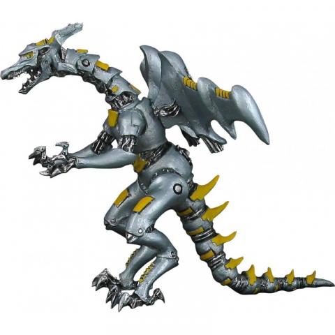 Beeldjes Plastoy - Draken N° 60265 - Le dragon robot gris