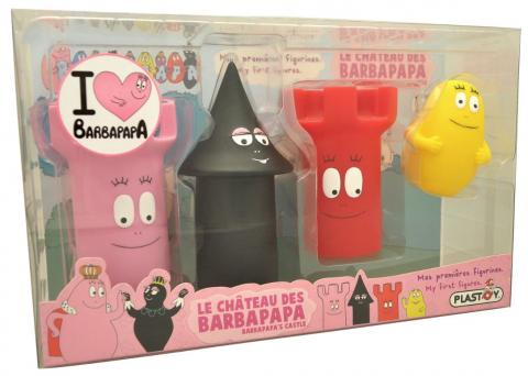 Voor kinderen en educatieve Spellen - Educatieve spelletjes en Speelgoed N° 60837 - Mini-château des Barbapapa - petit pack 4 figurines souples