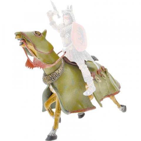 Beeldjes Plastoy - Ridders N° 61515 - Le cheval du prince des Loups