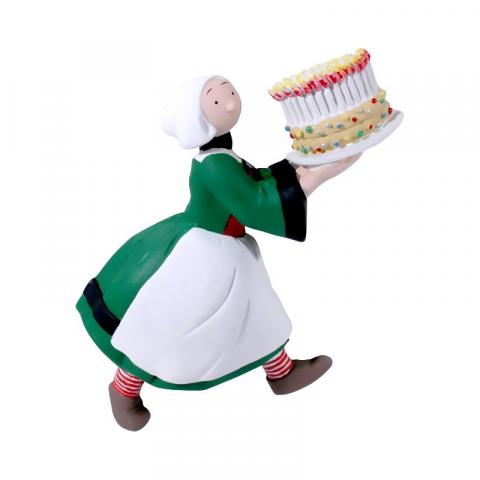 Beeldjes Plastoy - Bécassine N° 70164 - Magnet - Bécassine et le gâteau d'anniversaire