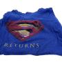 Science fiction/Fantasy - Cinema -  - Superman Returns - Fil et Forme - tee-shirt bleu logo - taille L