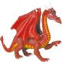 Beeldjes Plastoy - Draken N° 60459 - Dragon rouge